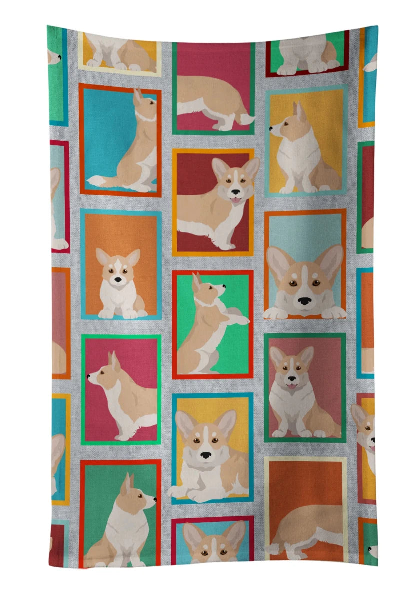 Lots of Dogs Kitchen Towel - 25HX15W, 194030681824/Dachshund - red, view 48