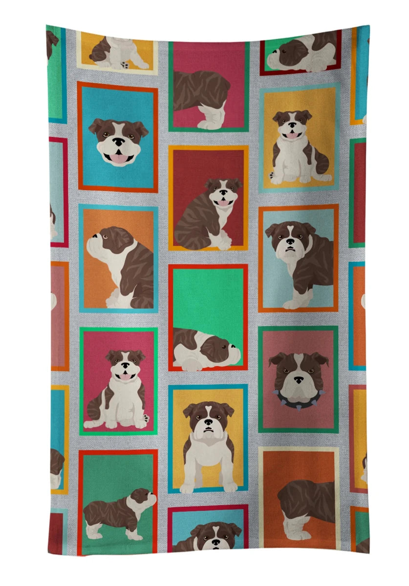 Lots of Dogs Kitchen Towel - 25HX15W, 194030681848/French bulldog - fawn, view 50