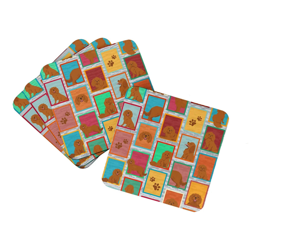 Lots of Dogs Foam Coasters - 3.5, 194030685785/Cavalier spaniel - tricolor, view 63