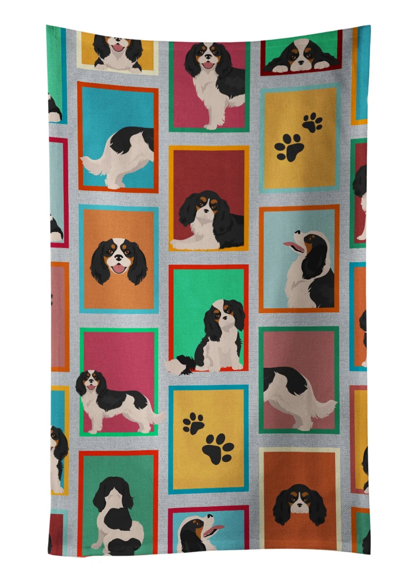 Lots of Dogs Kitchen Towel - 25HX15W, 194030681985/Chihuahua - black and tan, view 64