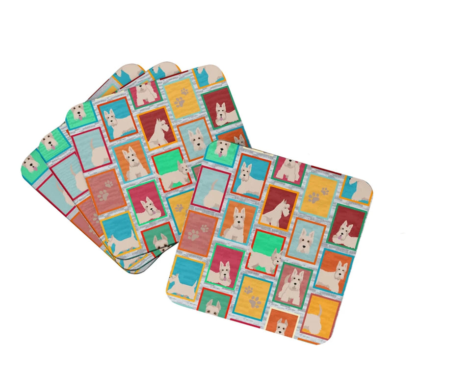 Lots of Dogs Foam Coasters - 3.5, 194030685853/Siberian husky - grey, view 69