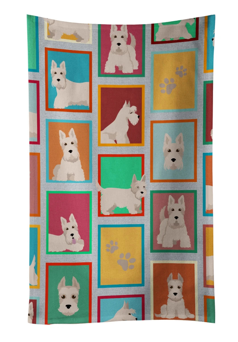 Lots of Dogs Kitchen Towel - 25HX15W, 194030682043/Siberian husky - grey, view 69