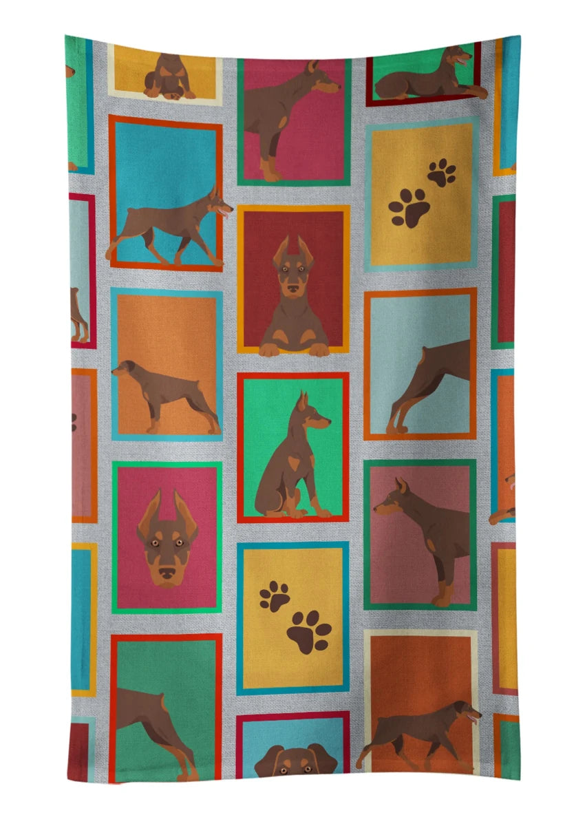Lots of Dogs Kitchen Towel - 25HX15W, 194030682074/English springer spaniel - liver, view 72