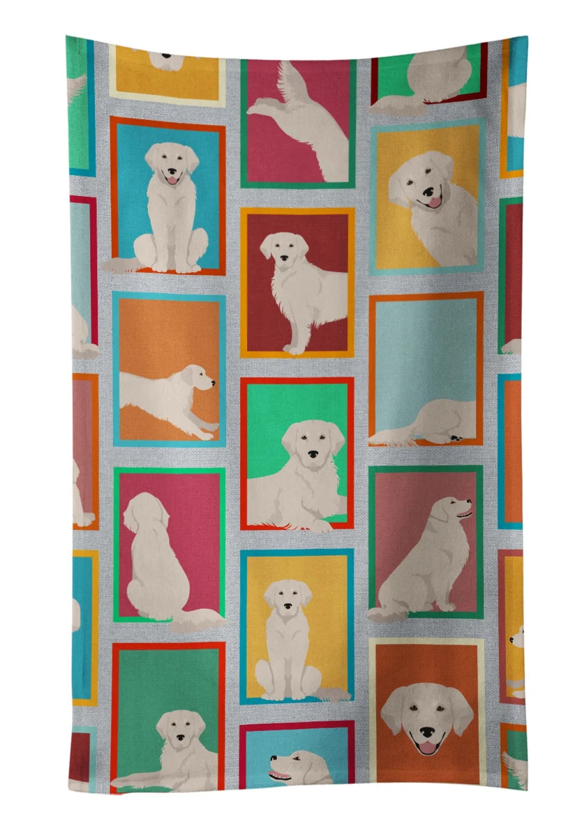Lots of Dogs Kitchen Towel - 25HX15W, 194030682098/Italian greyhound - fawn, view 74