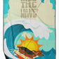 Dog Lover Beach Towel - Premium 60x30 Inch Oversized Surf Towel for Pet Enthusiasts - Size: 60HX130W | Pack Of: 1 | Collection name: Surfer dog ride the wave - Pets Perfect