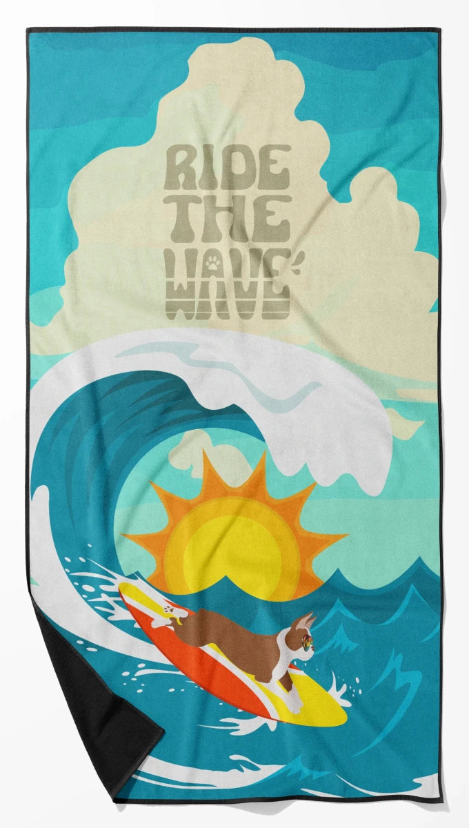 Dog Lover Beach Towel - Premium 60 x 30 in Oversized Surf Towel for, 194030683262/Boxer - fawn, view 18