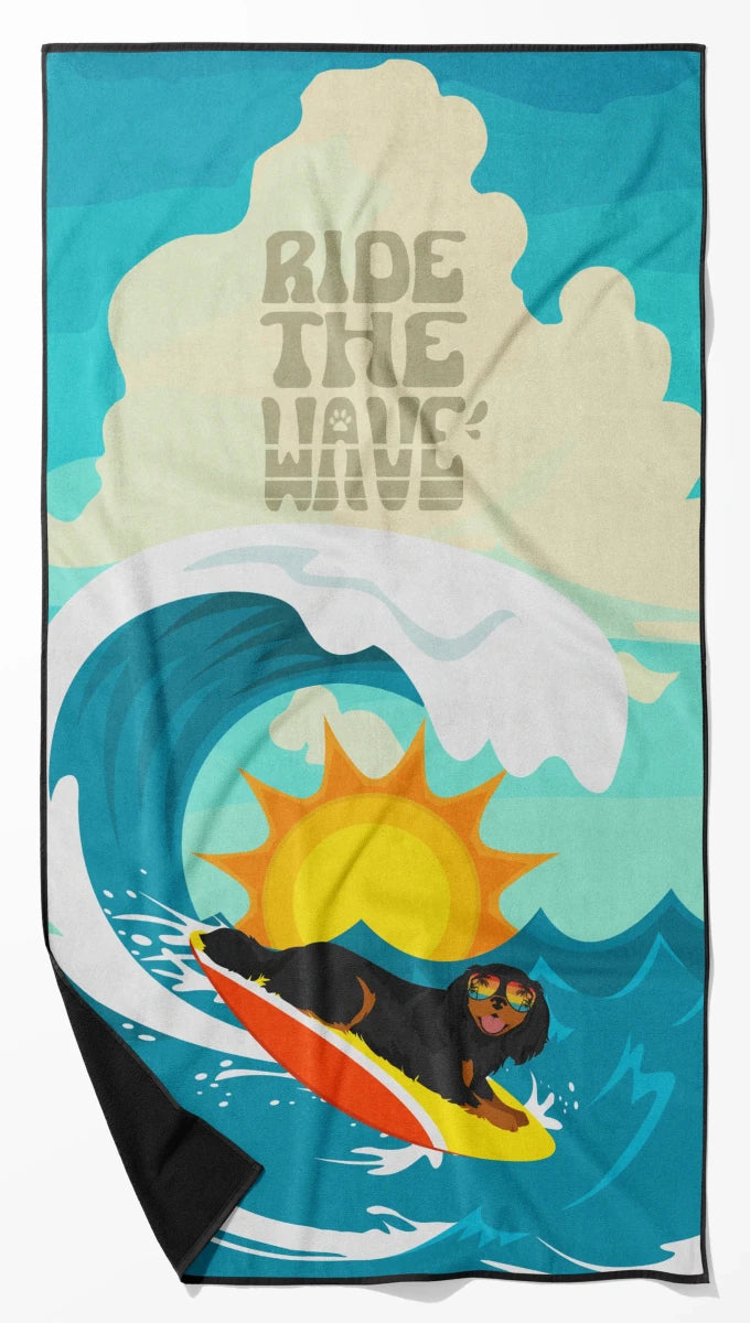 Dog Lover Beach Towel - Premium 60 x 30 in Oversized Surf Towel for, 194030683293/Cavalier spaniel - blenheim, view 21