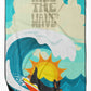 Dog Lover Beach Towel - Premium 60x30 Inch Oversized Surf Towel for Pet Enthusiasts - Size: 60HX130W | Pack Of: 1 | Collection name: Surfer dog ride the wave - Pets Perfect