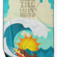 Dog Lover Beach Towel - Premium 60x30 Inch Oversized Surf Towel for Pet Enthusiasts - Size: 60HX130W | Pack Of: 1 | Collection name: Surfer dog ride the wave - Pets Perfect