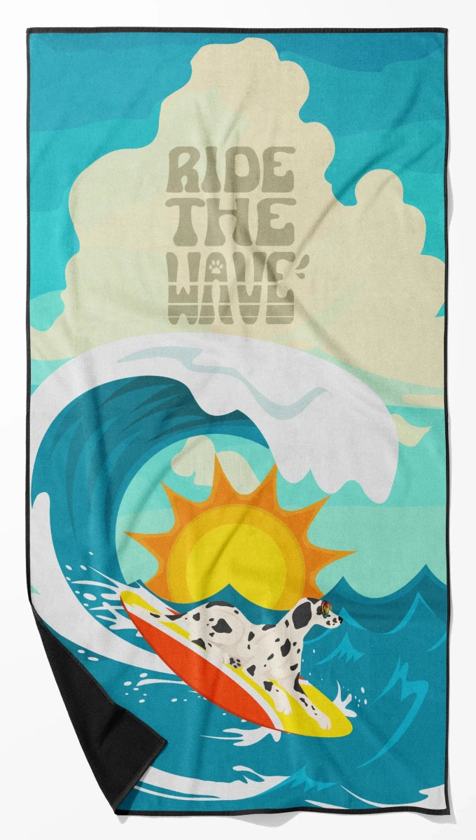 Dog Lover Beach Towel - Premium 60 x 30 in Oversized Surf Towel for, 194030683446/Doberman pinscher - black and tan, view 36