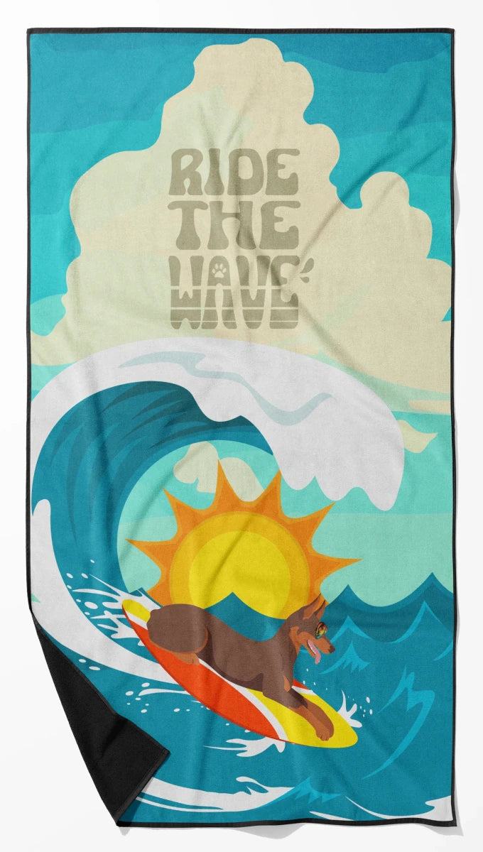 Dog Lover Beach Towel - Premium 60 x 30 in Oversized Surf Towel for, 194030683460/English bulldog - brindle, view 38