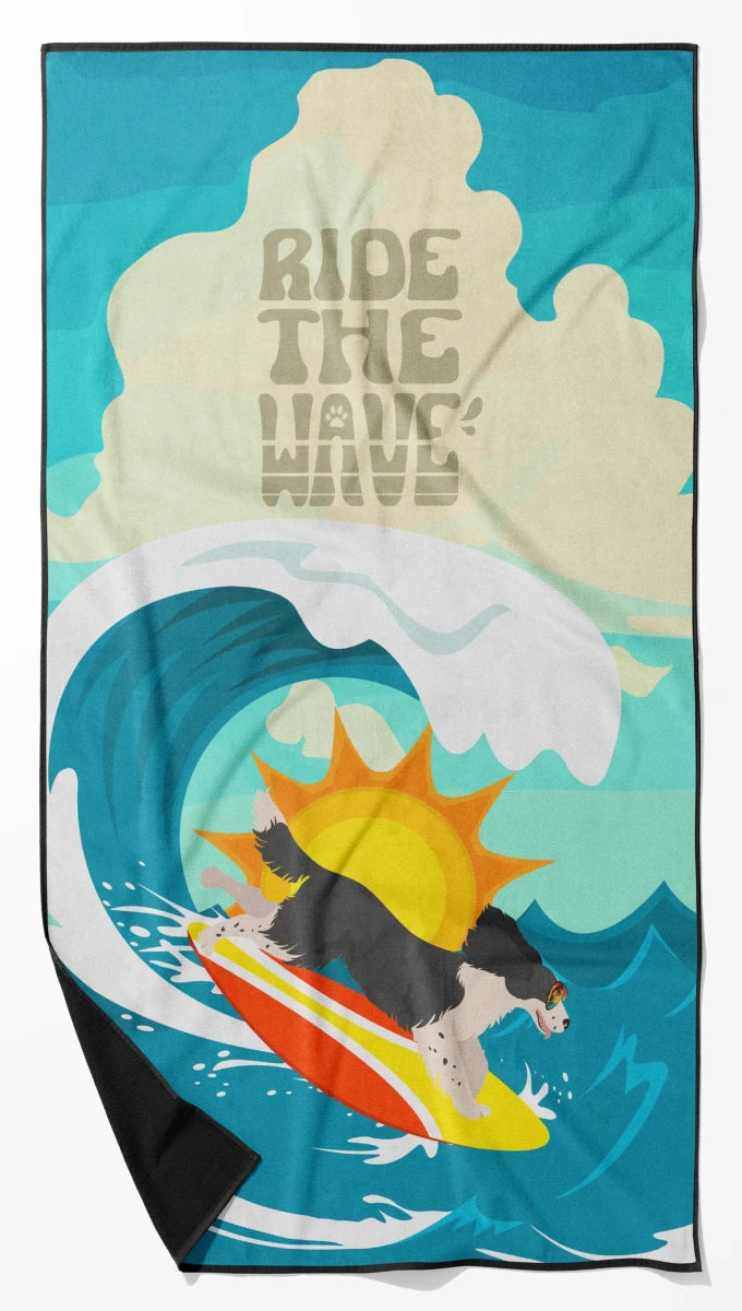 Dog Lover Beach Towel - Premium 60 x 30 in Oversized Surf Towel for, 194030683514/French bulldog - black, view 43