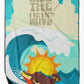 Dog Lover Beach Towel - Premium 60x30 Inch Oversized Surf Towel for Pet Enthusiasts - Size: 60HX130W | Pack Of: 1 | Collection name: Surfer dog ride the wave - Pets Perfect