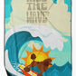 Dog Lover Beach Towel - Premium 60x30 Inch Oversized Surf Towel for Pet Enthusiasts - Size: 60HX130W | Pack Of: 1 | Collection name: Surfer dog ride the wave - Pets Perfect