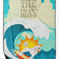 Dog Lover Beach Towel - Premium 60x30 Inch Oversized Surf Towel for Pet Enthusiasts - Size: 60HX130W | Pack Of: 1 | Collection name: Surfer dog ride the wave - Pets Perfect