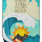 Dog Lover Beach Towel - Premium 60x30 Inch Oversized Surf Towel for Pet Enthusiasts - Size: 60HX130W | Pack Of: 1 | Collection name: Surfer dog ride the wave - Pets Perfect