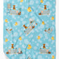 Breed - Specific Dog Towel - Ultra Absorbent Microfiber Bath Towel with Custom Dog Designs - Pack Of: 1 | Collection name: Rubadubdub dogs two - Pets Perfect