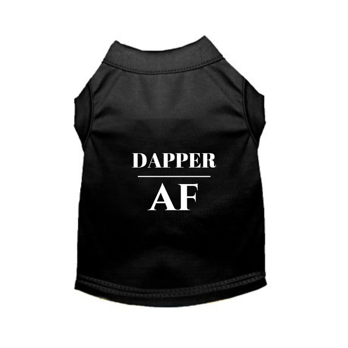 Dapper AF Dog Tee - Original & Bow Tie