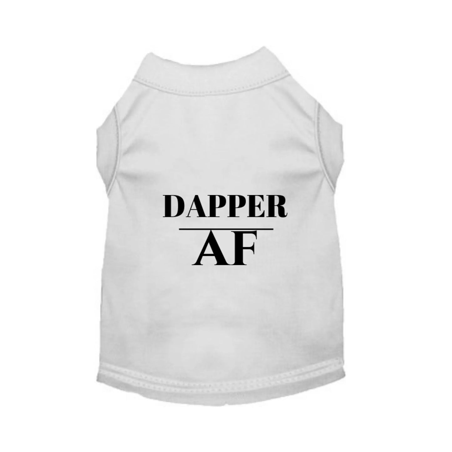 Dapper AF Dog Tee - Original & Bow Tie