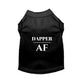 Dapper AF Dog Tee - Original & Bow Tie