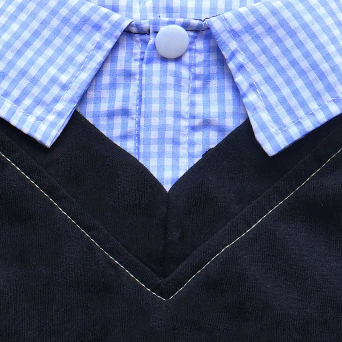 Dapper Boy Collar Dog Shirt by Bark Fifth Avenue - Plaid Cotton/Polyester Dog Shirt