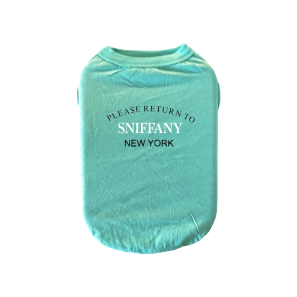 Dapper Me Sniffany Dog Tee - Designer Dog Shirt by Bark Fifth Avenue - Pets Perfect
