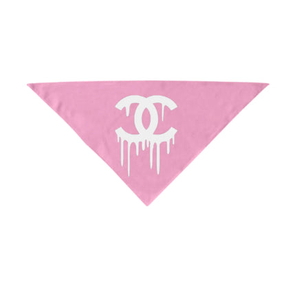 Designer Inspired Dog Bandanas - CC Drip, Sniffany & GG Love by Bark Fifth Avenue