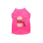 Love Macaroons Dog Shirt by Bark Fifth Avenue - Sleeveless Spring Dog Shirt