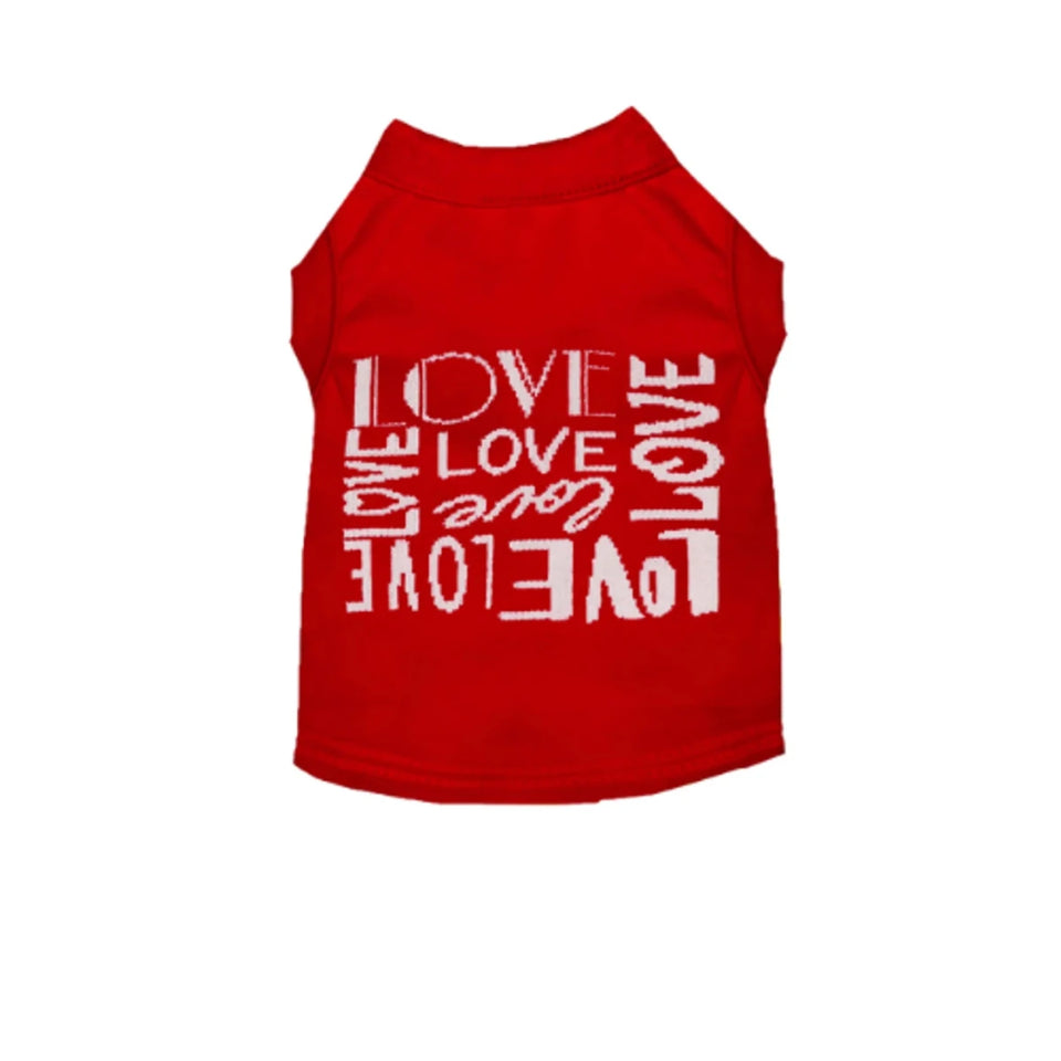 Love Me Always Dog Dress & Shirt by Bark Fifth Avenue - Valentine's Day Dog Apparel - Pets Perfect