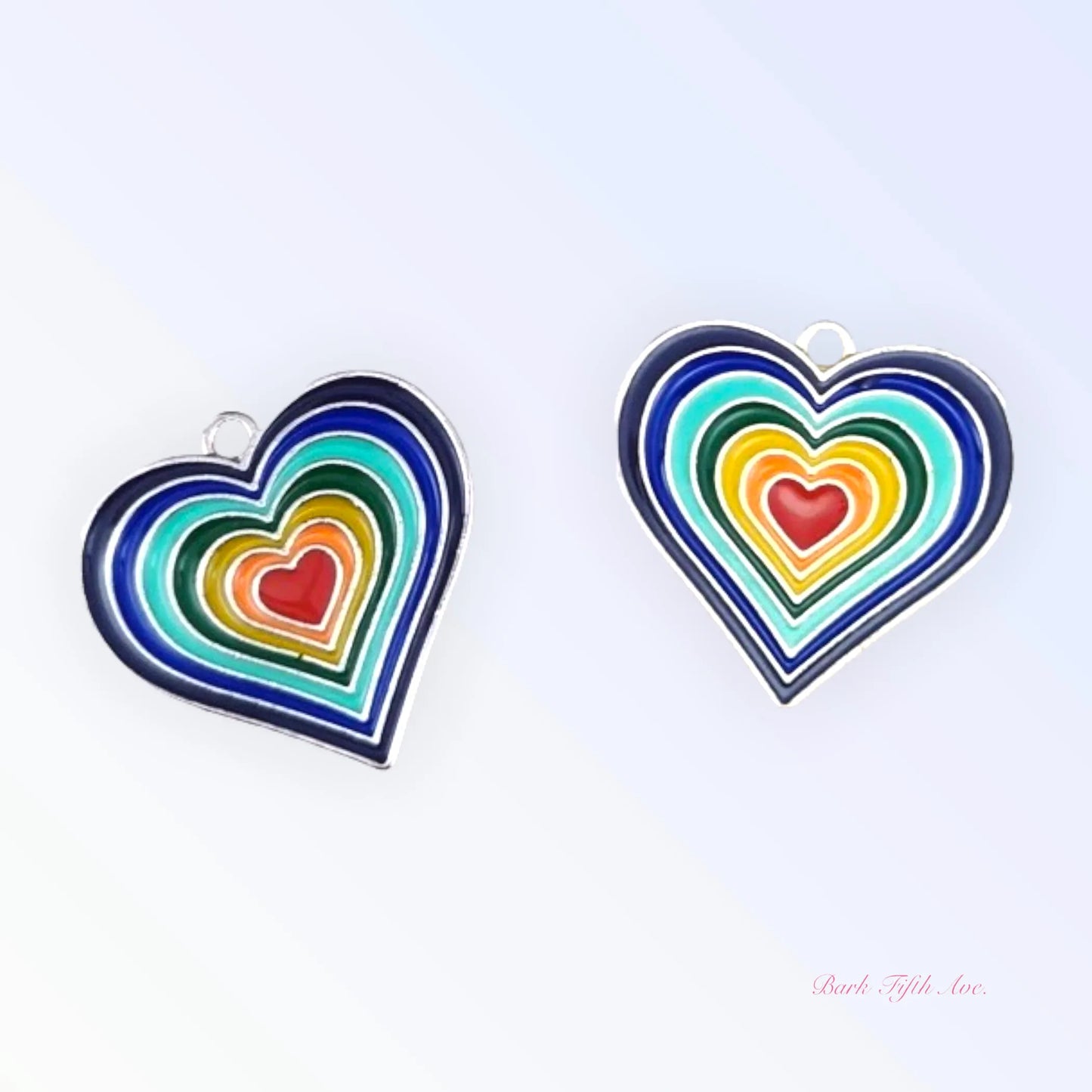 Love Me Heart Charm Dog Collar Charm by Bark Fifth Avenue