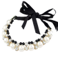 Lovely Pearl Ribbon Necklace