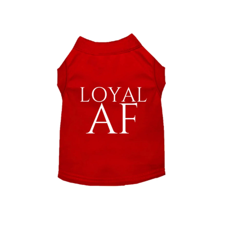 Loyal AF Dog Sleeveless Shirt by Bark Fifth Avenue - Pets Perfect