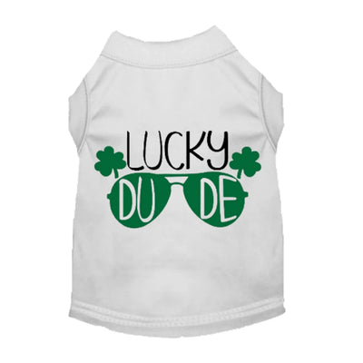 Lucky Dude St. Patrick's Day Dog Tee - Pets Perfect