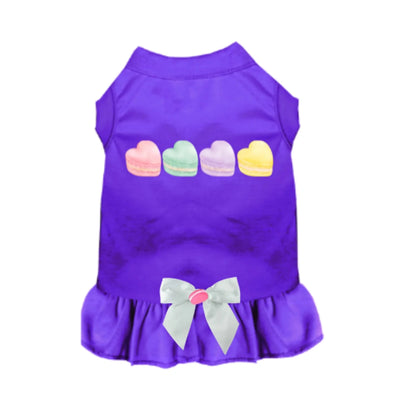 Bark Fifth Avenue Macaroon Hearts Dog Dress & Shirt - Pets Perfect