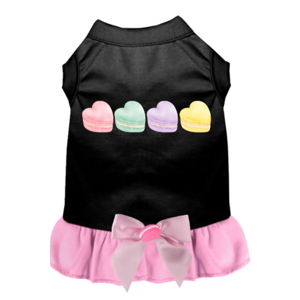 Bark Fifth Avenue Macaroon Hearts Dog Dress & Shirt - Pets Perfect