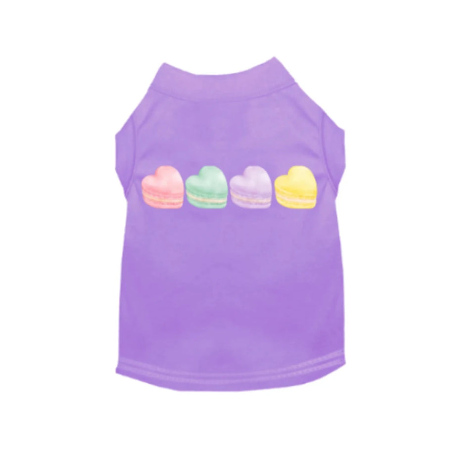 Bark Fifth Avenue Macaroon Hearts Dog Dress & Shirt - Pets Perfect