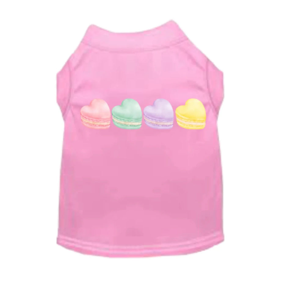 Bark Fifth Avenue Macaroon Hearts Dog Dress & Shirt - Pets Perfect