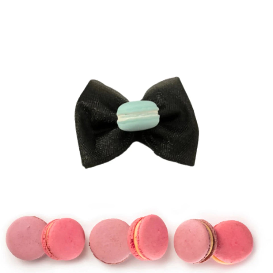 Macaroon Tulle Dog Hair Bow by Bark Fifth Avenue - Pets Perfect