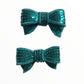 Mini Sequin Hair Bow Clips for Dogs - Set of 2