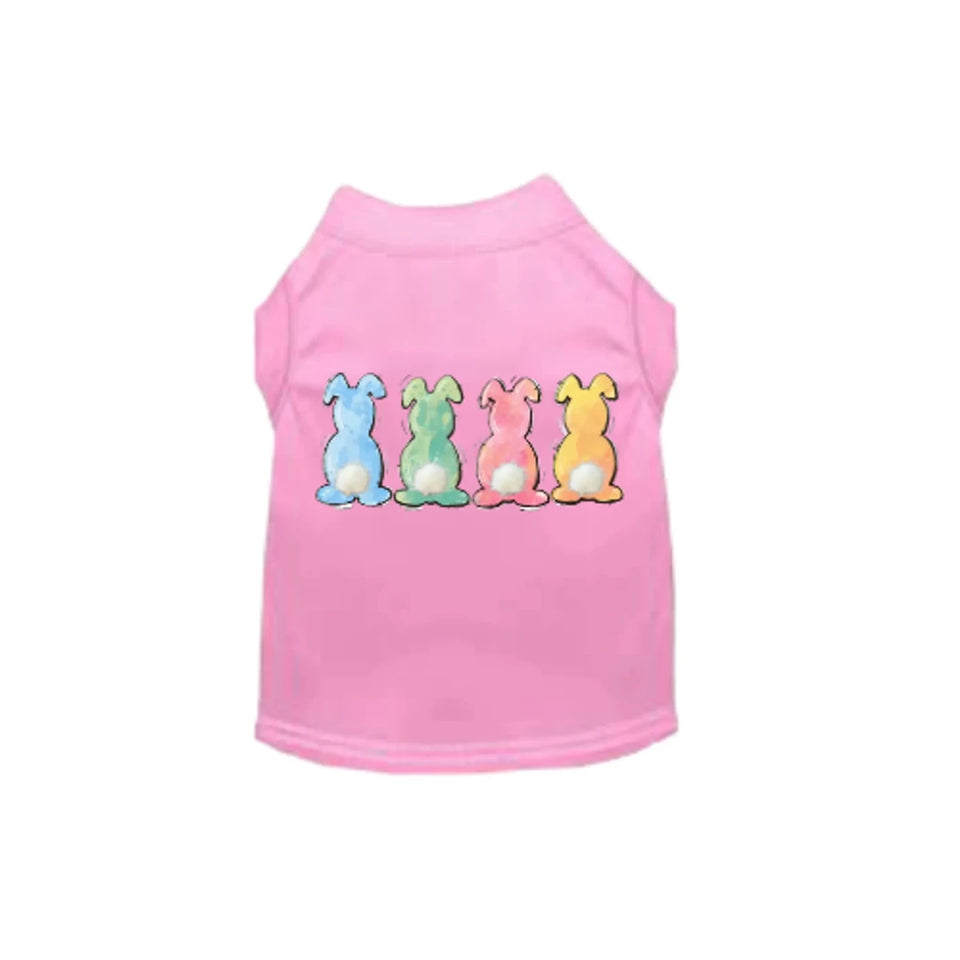 Mink PomPom Bunny Tail Dog Dress & Shirt by Bark Fifth Avenue - Pets Perfect