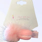 Mink PomPom Macaroon Dog Hair Clip by Bark Fifth Avenue
