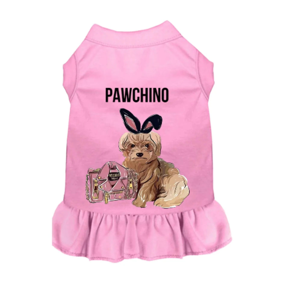 Miss Pawchino Dog Dress - SS21 Designer Inspired Collection - Pets Perfect