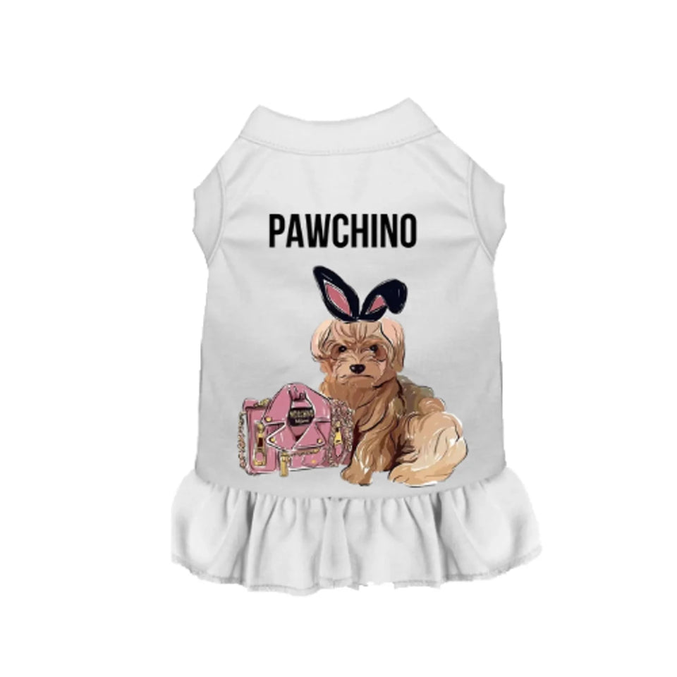 Miss Pawchino Dog Dress - SS21 Designer Inspired Collection - Pets Perfect
