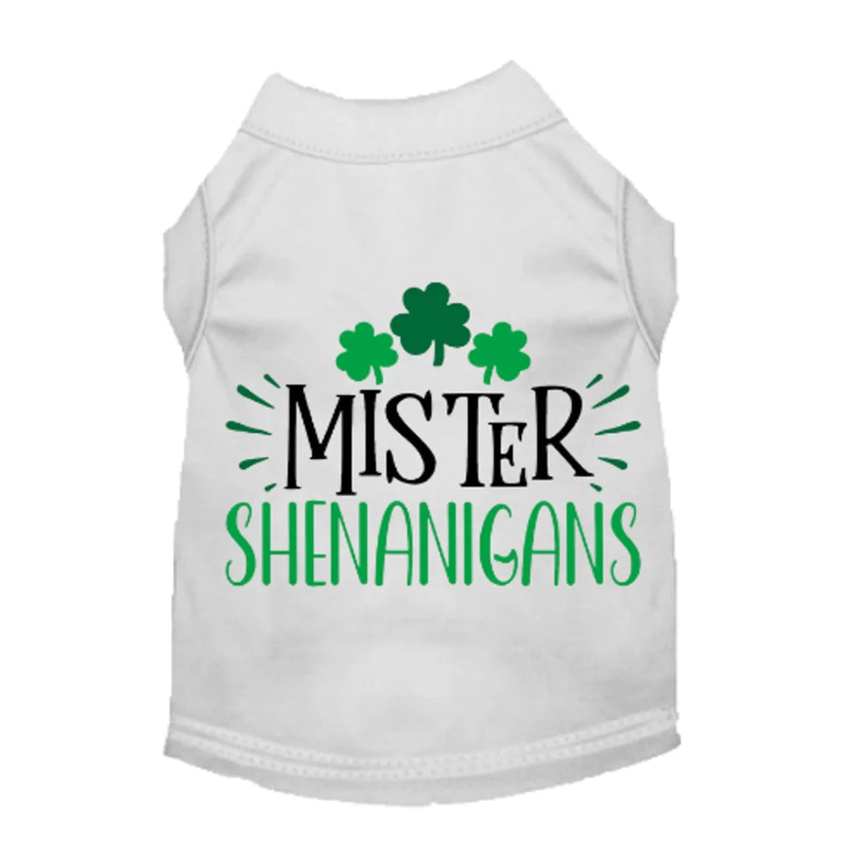Mr. Shenanigans St. Patrick's Day Dog Shirt by Bark Fifth Avenue - Pets Perfect