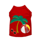 My CC Summer Vacation - Designer-Inspired Dog Tee with Sunglasses Detail