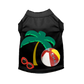 My CC Summer Vacation - Designer-Inspired Dog Tee with Sunglasses Detail