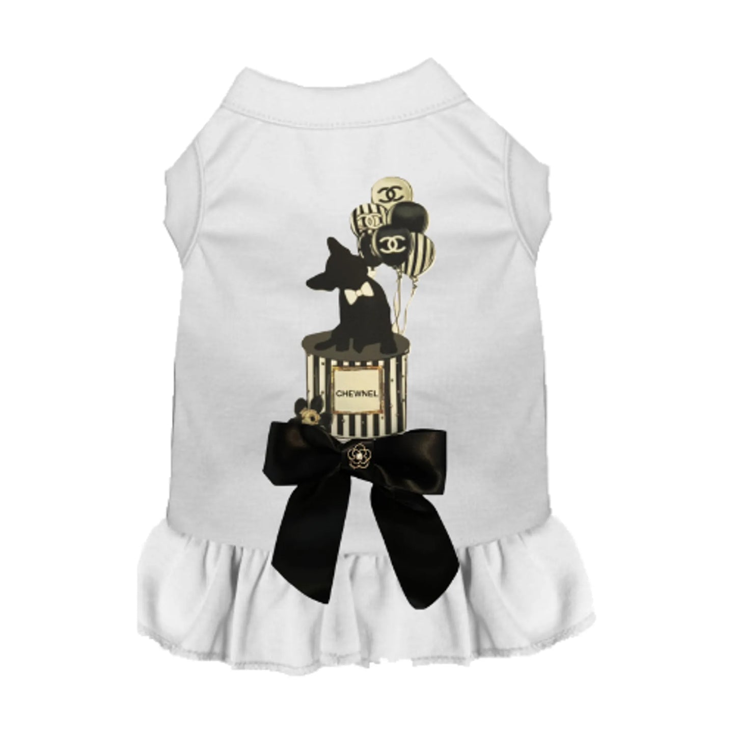 My Chewnel Celebration Dog Tee & Dress by Bark Fifth Avenue