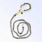 A Stroll on 5th Avenue - Leash featuring chain design with pearl and gold accents for stylish pet walks