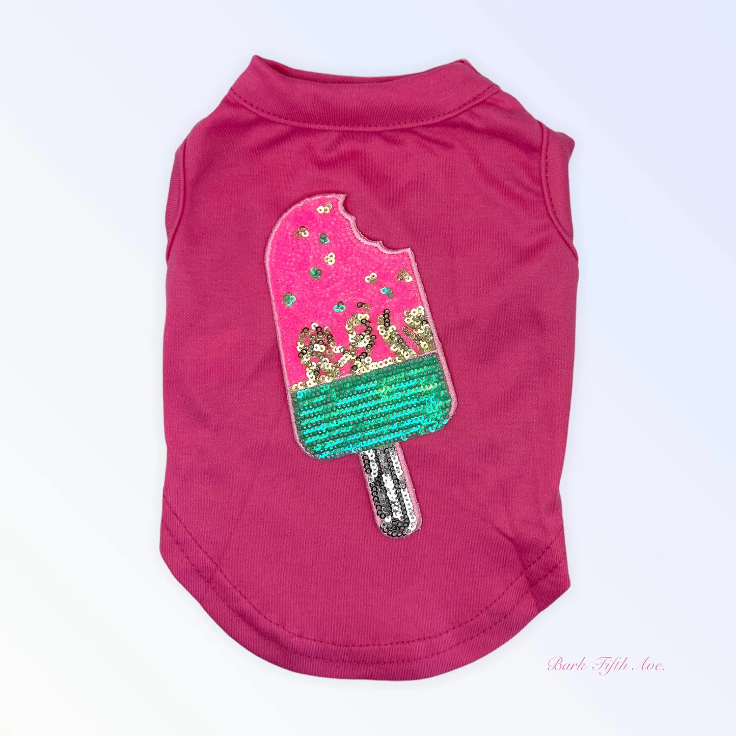 My Favorite Summer Treats - Pink Ice Cream Dog Tee & Dress