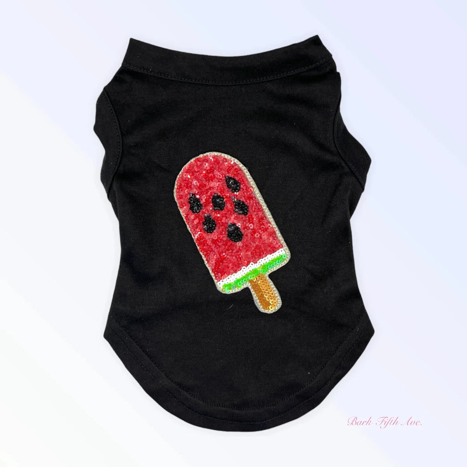 My Favorite Summer Dog Treats - Watermelon Dog Dress & Tee by Bark Fifth Avenue - Pets Perfect